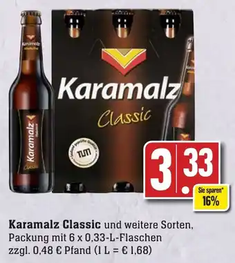 Edeka Neukauf Karamalz Classic 6x0,33 L Flaschen Angebot