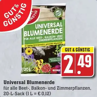 Edeka Neukauf Gut & Günstig Universal Blumenerde 20 L Sack Angebot