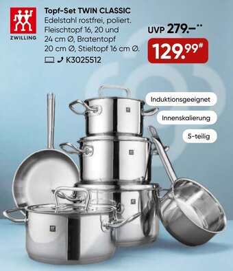 Galeria Zwilling Topf-Set Twin Classic Angebot