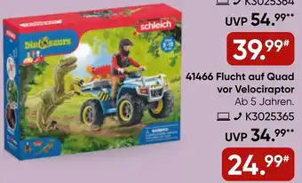 Galeria Schleich Flucht Auf Quad  Vor Velociraptor 41466 Angebot