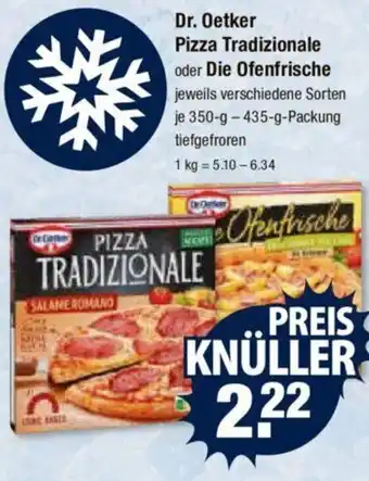 V Markt Dr. Oetker Pizza Tradizionale oder Die Ofenfrische 350-g - 435-g Angebot