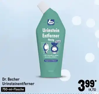 METRO Dr. Becher Urinsteinentferner 750 ml Flasche Angebot