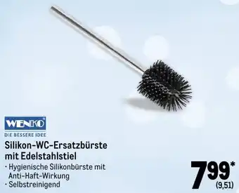 METRO Wenko Silikon WC Ersatzbürste mit Edelstahlstiel Angebot