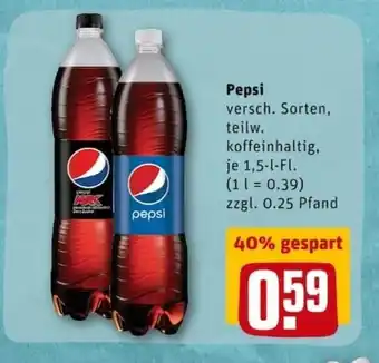 REWE City Pepsi 1,5L Angebot