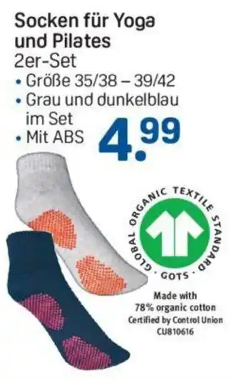 Rossmann Socken für Yoga und Pilates 2er Set Angebot