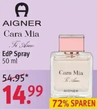 Rossmann Aigner Cara Mia Ti Amo EdP Spray 50 ml Angebot