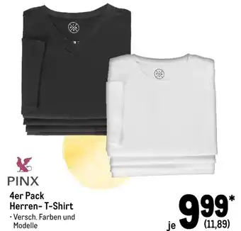 METRO Pinx 4er Pack Herren-T-Shirt Angebot