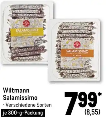 METRO Wiltmann Salamissimo je 300-g-Packung Angebot