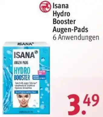Rossmann Isana Hydro Booster Augen Pads 6 Anwendungen Angebot