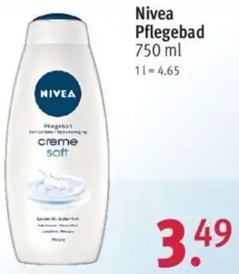 Rossmann Nivea Pflegebad 750 ml Angebot