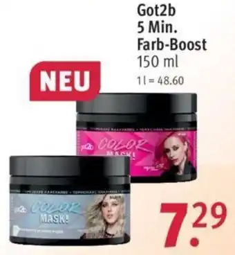 Rossmann Got2b 5 Min. Farb Boost 150 ml Angebot