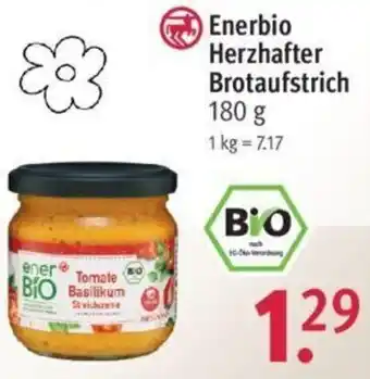 Rossmann Enerbio Herzhafter Brotaufstrich 180 g Angebot