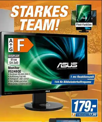 expert Octomedia Monitor Vg248qe Asus Angebot