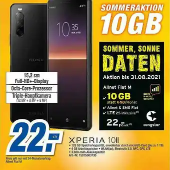 expert Techno Land Sony Xperia 10 II Angebot