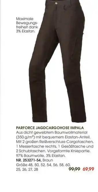 Frankonia Parforce Jagdcargohose Impala Angebot