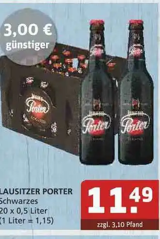 Getränke Quelle Lausitzer Porter Schwarzes Angebot