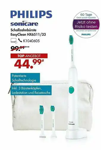 Galeria Philips Sonicare Schallzahnbürste Easyclean Hx6511.33 Angebot