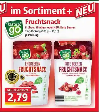 Norma Fruchtsnack Taste To Go Angebot