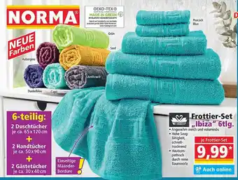 Norma Frottier-set „ibiza” 6tlg Angebot