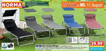 Norma Solax-sunshine Alu-sonnenliege Angebot