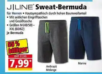 Norma Jline Sweat-bermuda Angebot