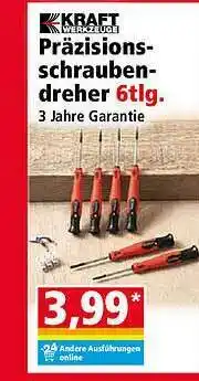 Norma Kraft Präzisionsschraubendreher 6tlg Angebot