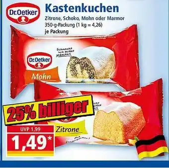 Norma Dr Oetker Kastenkuchen Angebot