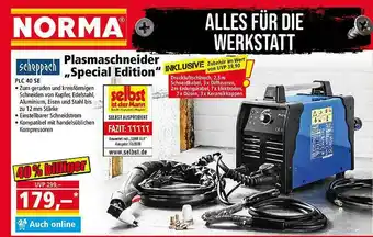 Norma Scheppach Plasmaschneider „special Edition” Angebot