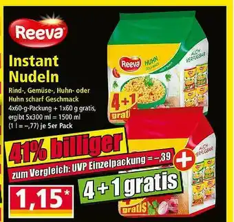 Norma Reeva Instant Nudeln Angebot