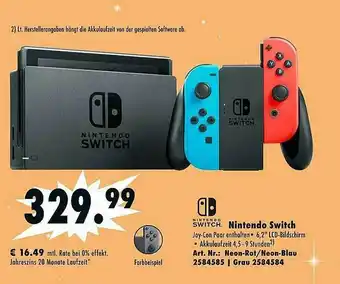 Saturn Nintendo Switch Angebot