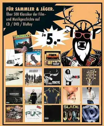 Saturn Für Sammler & Jäger Uber 500 Klassiker Der Film-und Musikgeschichte Auf Cd, Dvd Oder Bluray Angebot