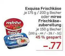 akzenta Exquisa Frischkäse Oder Miree Frischkäse Zubereitung Angebot