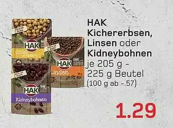 akzenta Hak Kichererbsen, Linse Oder Kidneybohnen Angebot