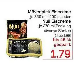 akzenta Mövenpick Eiscreme Oder Nuii Eiscreme Angebot