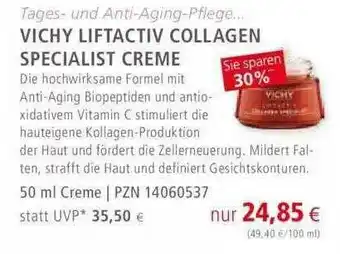 Apotal Vichy Liftactiv Collagen Specialist Creme Angebot