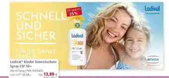 Apotal Ladival Kinder Sonnenschutz Spray LSF 50+ Angebot