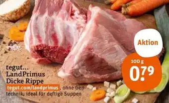 tegut tegut... LandPrimus Dicke Rippe 100 g Angebot