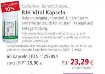 Apotal Bjh Vital Kapseln Angebot