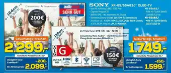 Euronics XXL Sony Oled-tv Xr-65 Oder 55a83j Angebot