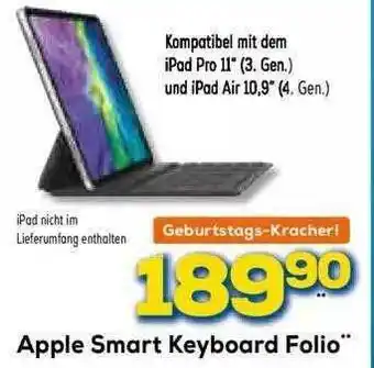 Euronics XXL Apple Smart Keyboard Folio Angebot