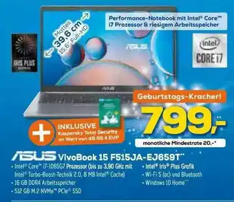 Euronics XXL Asus Vivobook 15 F515ja-ej659t Angebot