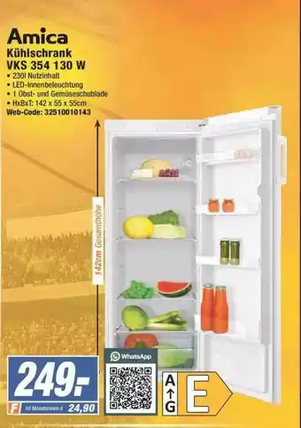 Expert Amica Kühlschrank Vks 354 130 W Angebot