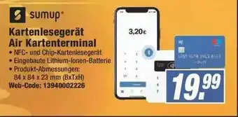 Expert Sumup Kartenlesegerät Air Kartenterminal Angebot