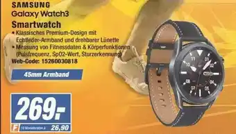 Expert Samsung Galaxy Watch3 Smartwatch Angebot