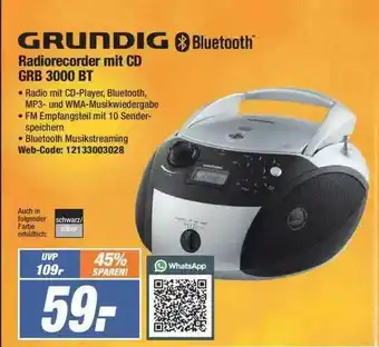 Expert Grundig Radiorecorder Mit Cd Grb 3000 Bt Angebot