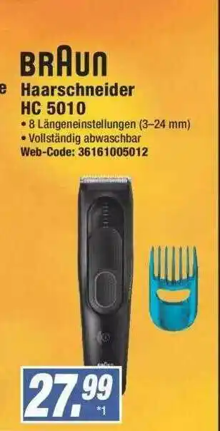 Expert Braun Haarschneider Hc5010 Angebot