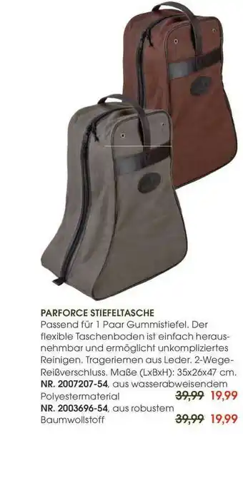 Frankonia Parforce Stiefeltasche Angebot