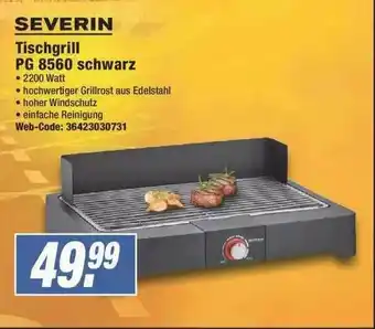 Expert Severin Tischgrill Pg8560 Schwarz Angebot