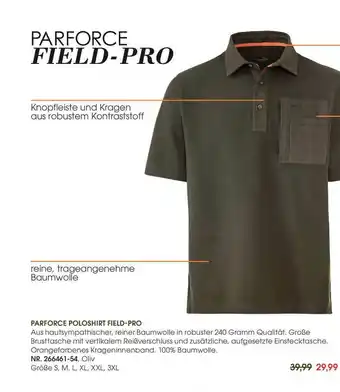 Frankonia Parforce Poloshirt Field Pro Angebot