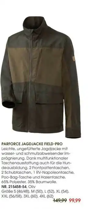 Frankonia Parforce Jagdjacke Field Pro Angebot